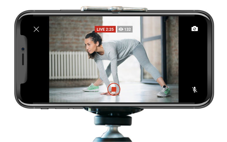 myFitApp@home Trainers can live stream directly from branded member app