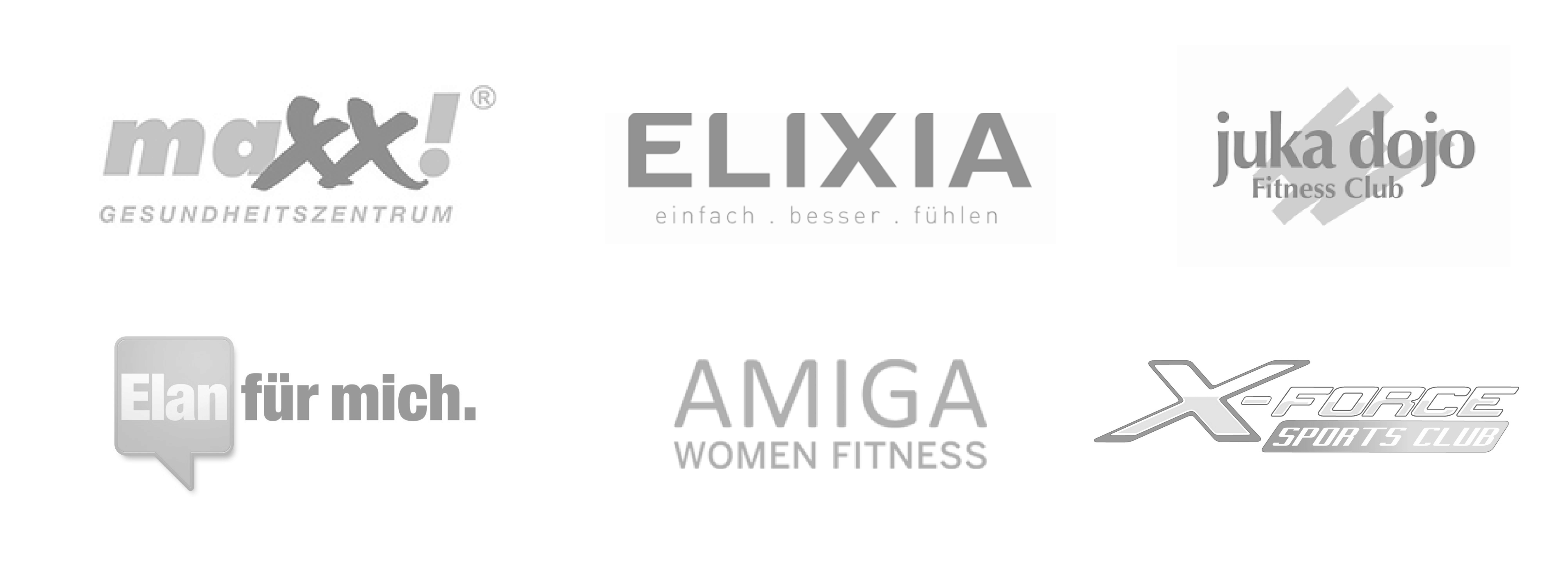 myFitApp Branded Member App Kunden maxx!, ELIXIA, juka dojo, ELAN für mich, Amiga, x-Force Sports Club