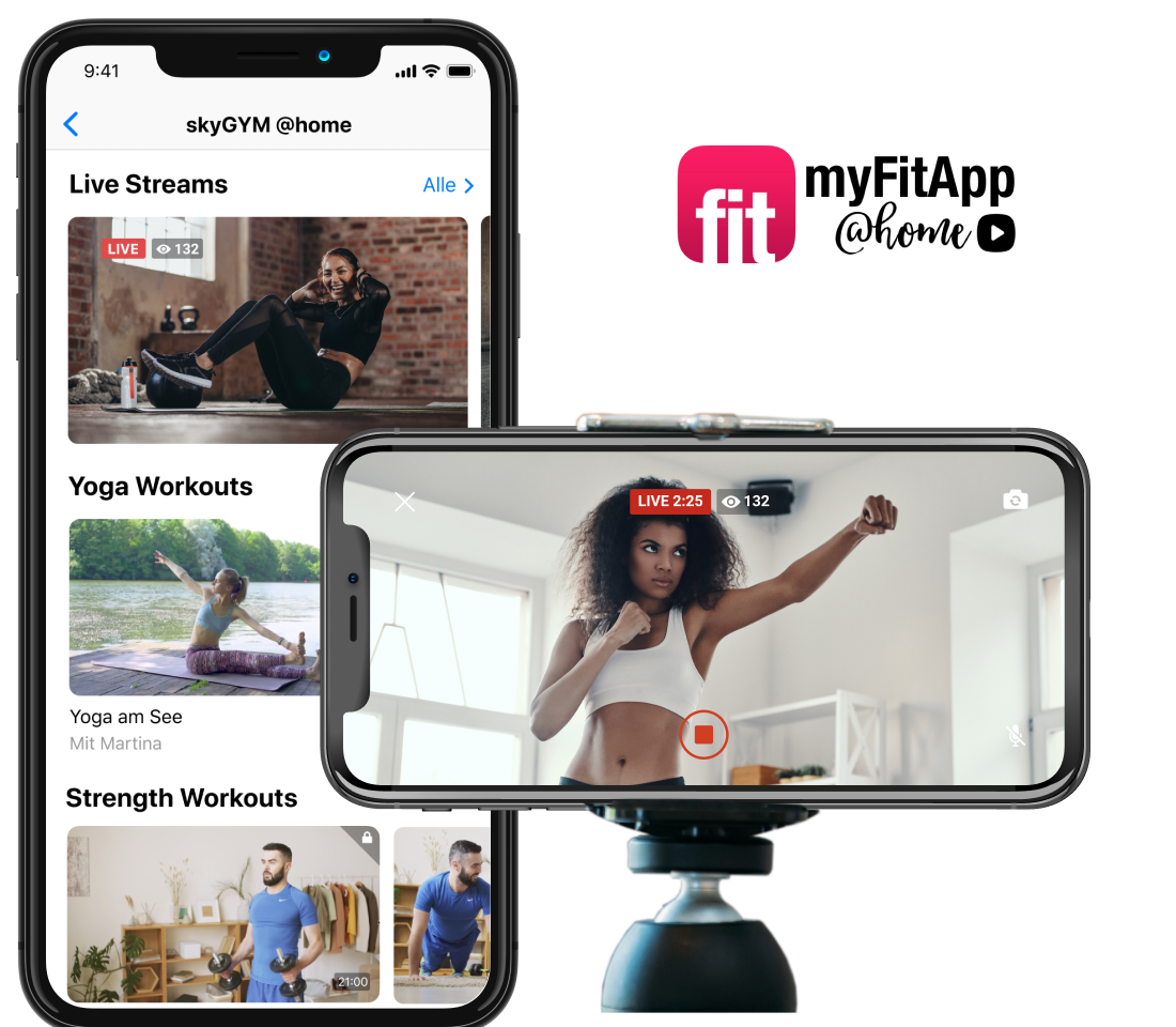 myFitAppathome Streaming Zuhause Live OnDemand