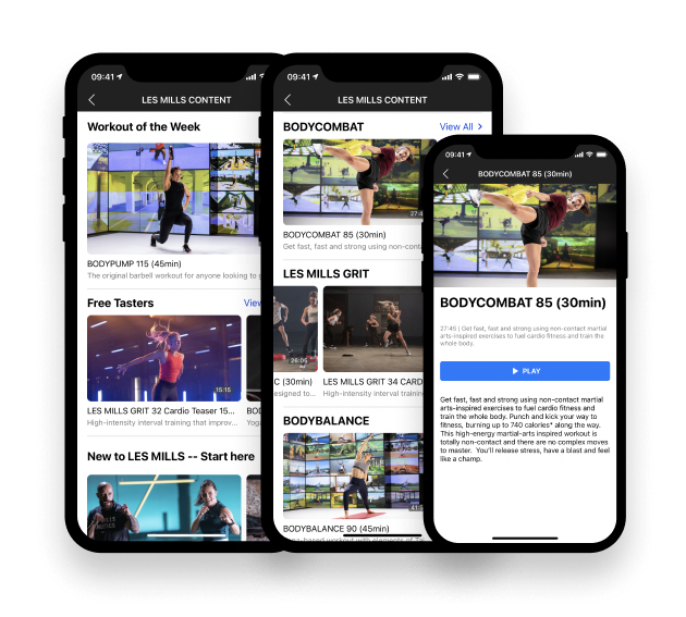 Les Mills Video Content