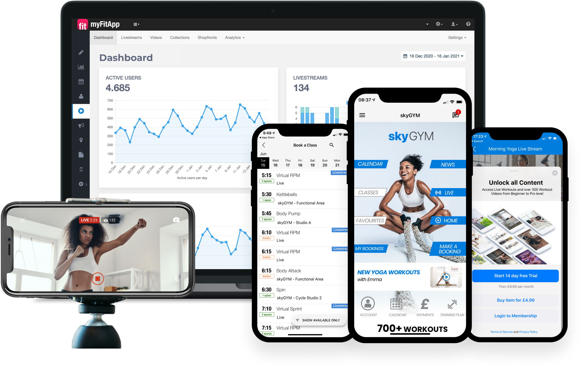 myFitApp - The all-in-one member app. Your brand, your way.