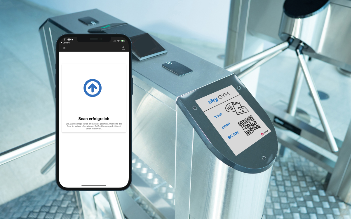 Access Control Check-in Zugangskontrolle Access Control Zutritt zum Studio