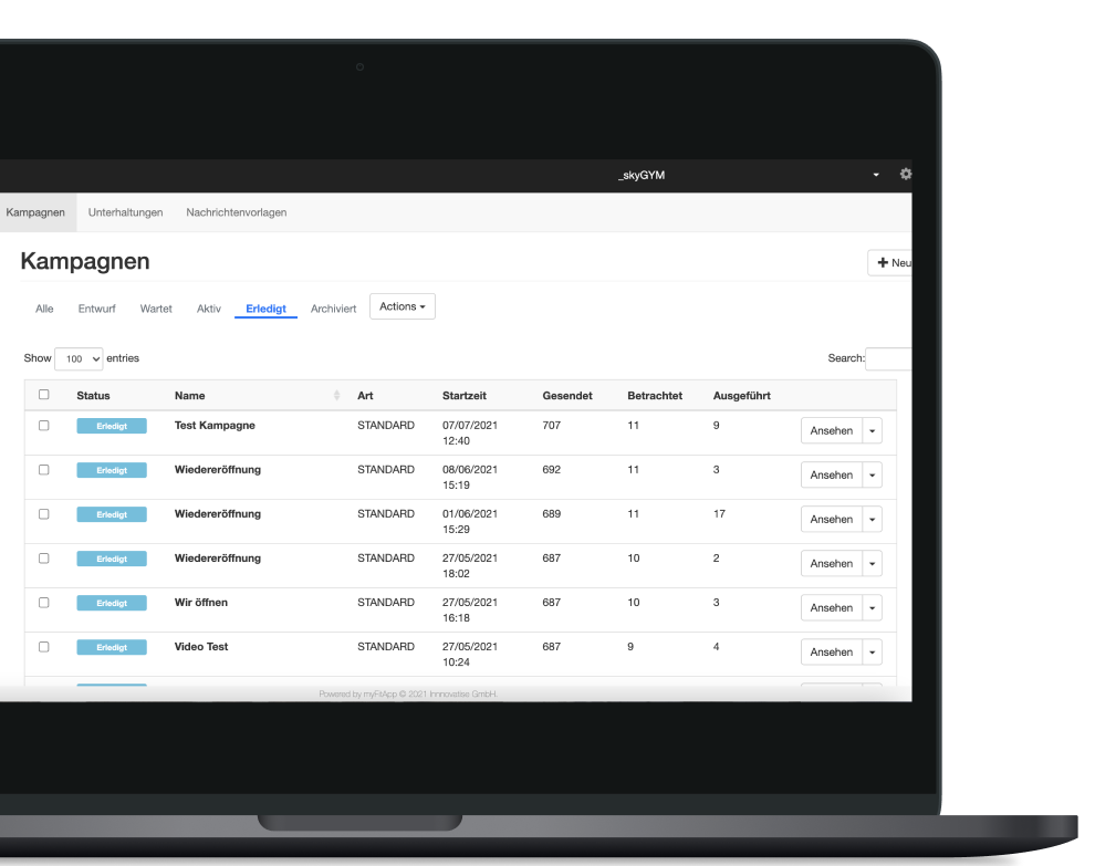 Messbare Erfolge Campaign analytics Messbare Erfolge