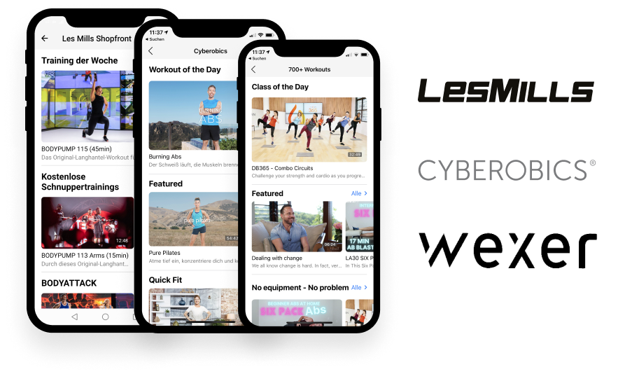 Content Marketplace Partnerintegration:en Wexer Les Mills Cyberobics Content Marketplace Partnerintegration:en Wexer Les Mills Cyberobics