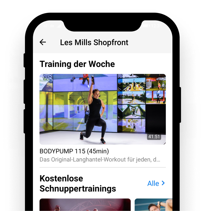 LesMills Content Video curate automatically