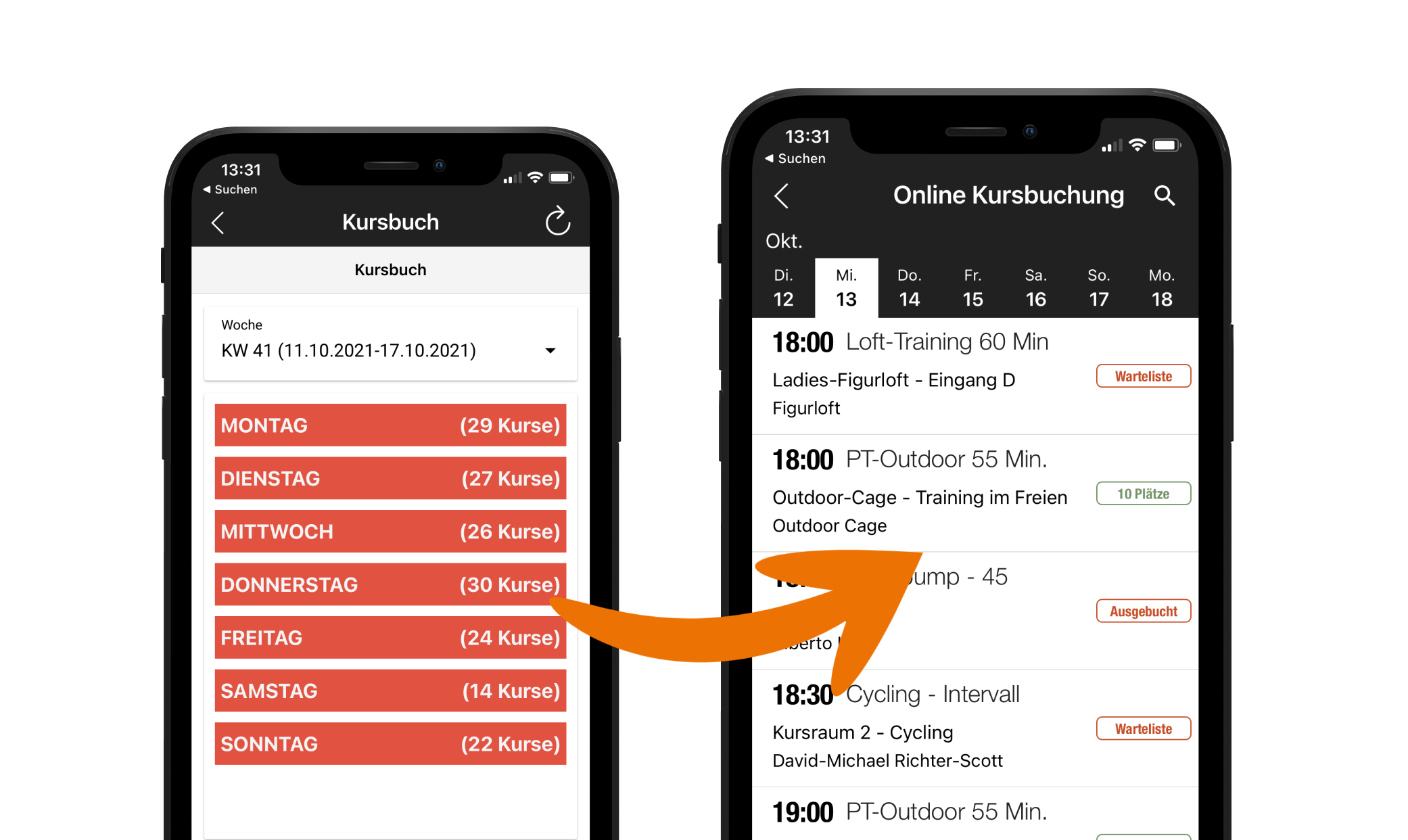 easySolution Kursplan Event Kalender Integration