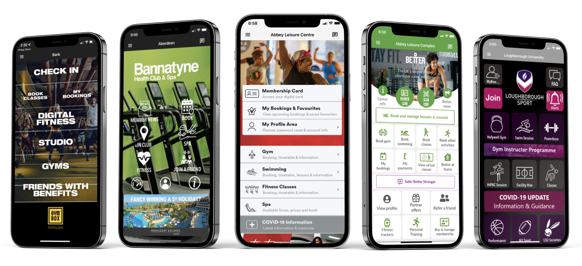 App homescreens App homescreens
