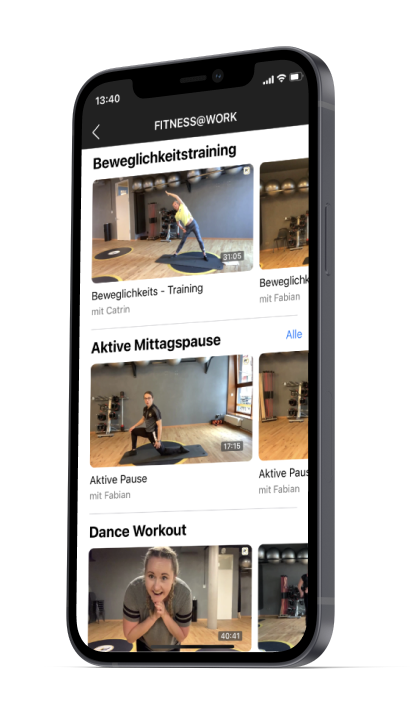 myFitApp@home für Firmenfitness