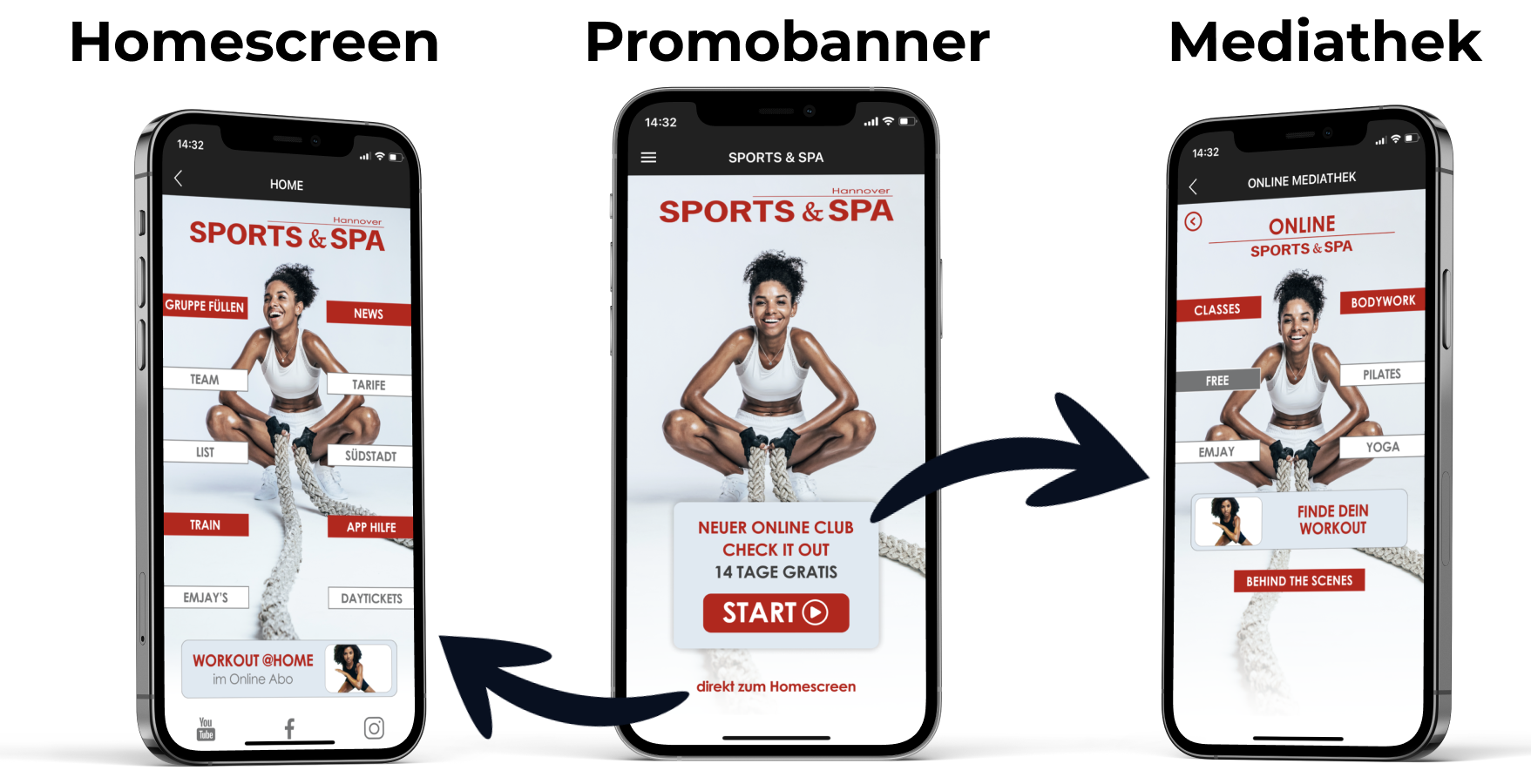 App Stories Sports & Spa Customers Kunden