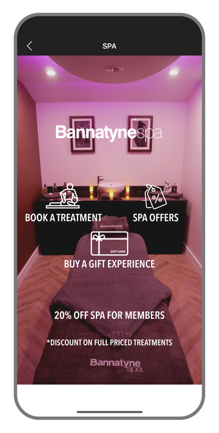 Bannatyne Spa screen